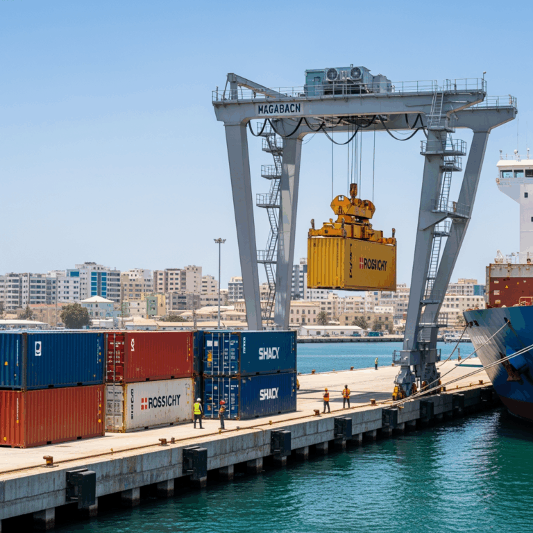 Illustration for: Mogadishu Port Enhancements Boost Trade