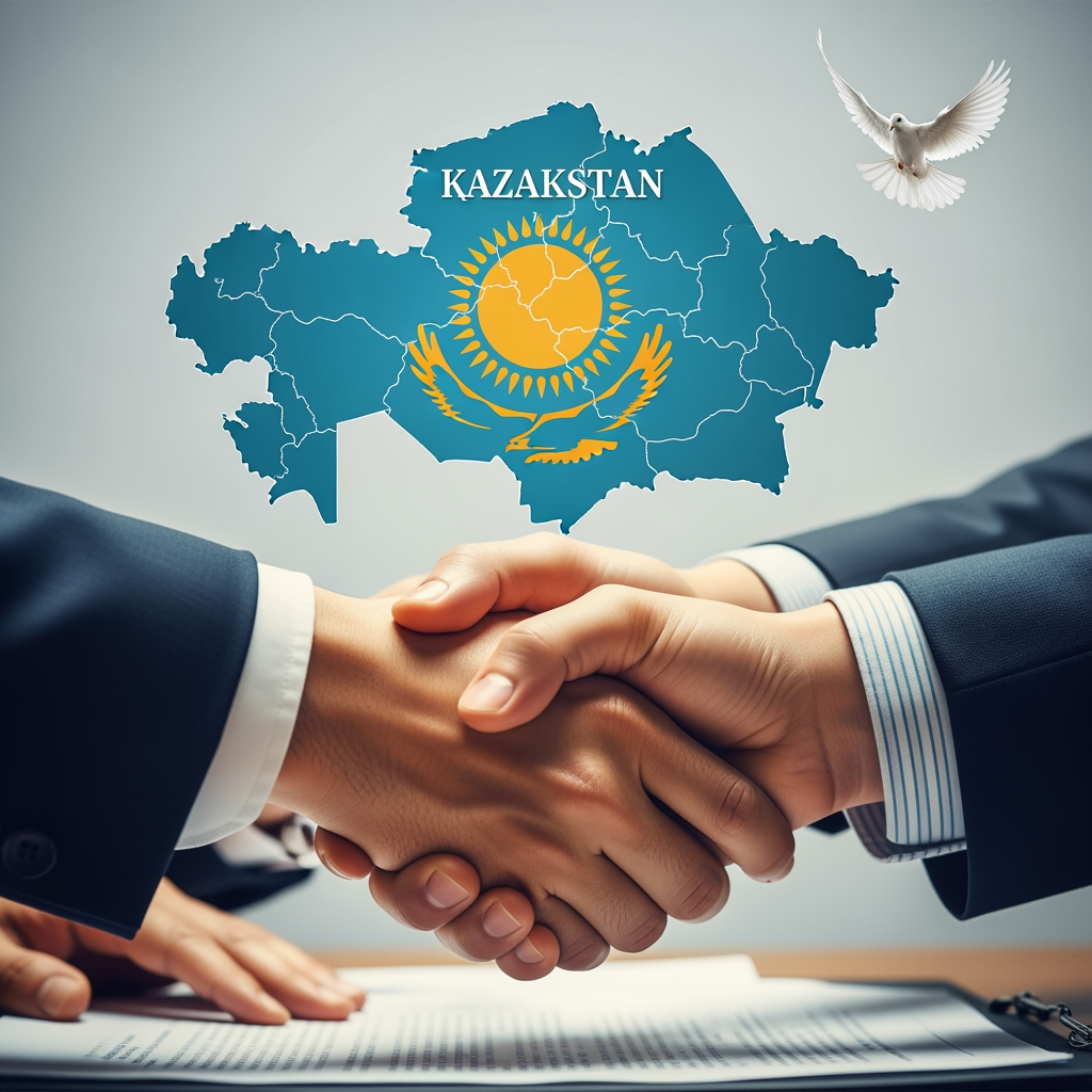 Illustration for: Kazakhstan to Join Abraham Accords