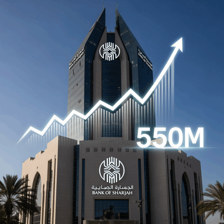 Illustration for: Bank of Sharjah Leads $550M Sukuk Issuance Success