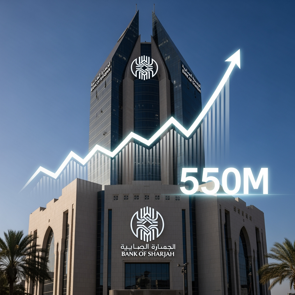 Illustration for: Bank of Sharjah Leads $550M Sukuk Issuance Success