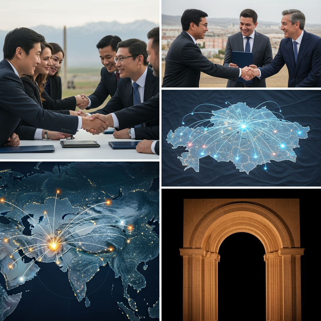 Illustration for: Kazakhstan to Join Abraham Accords