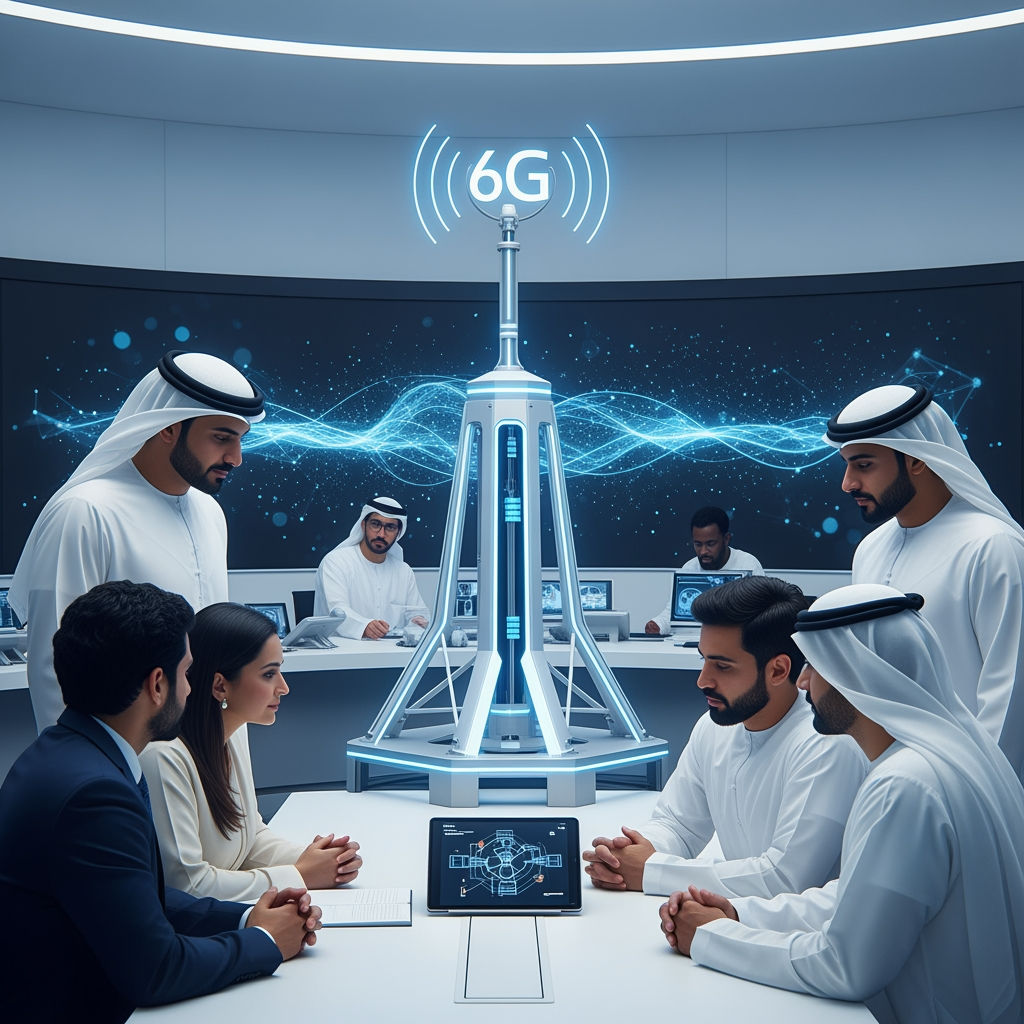 Illustration for: UAE Launches Groundbreaking 6G Initiative