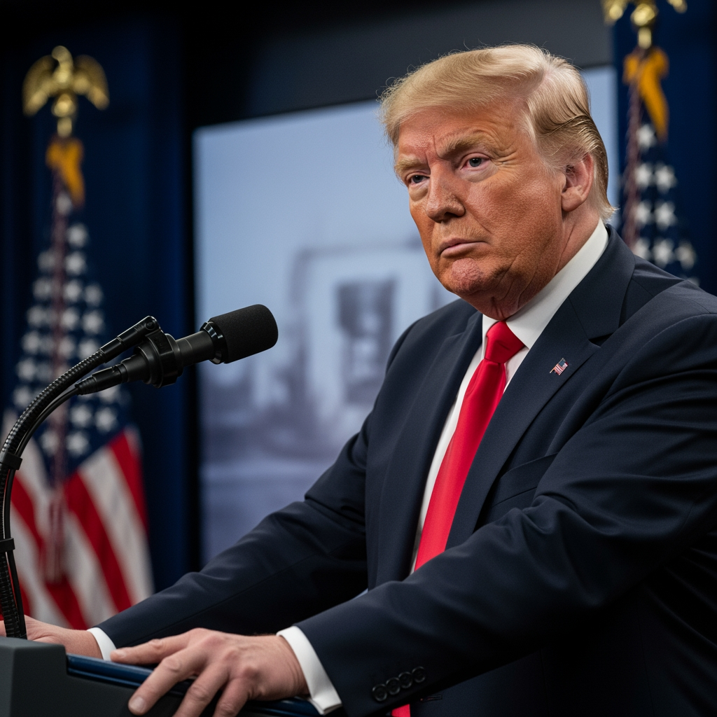 Illustration for: Trump Criticizes Democrats Over Shutdown Costs