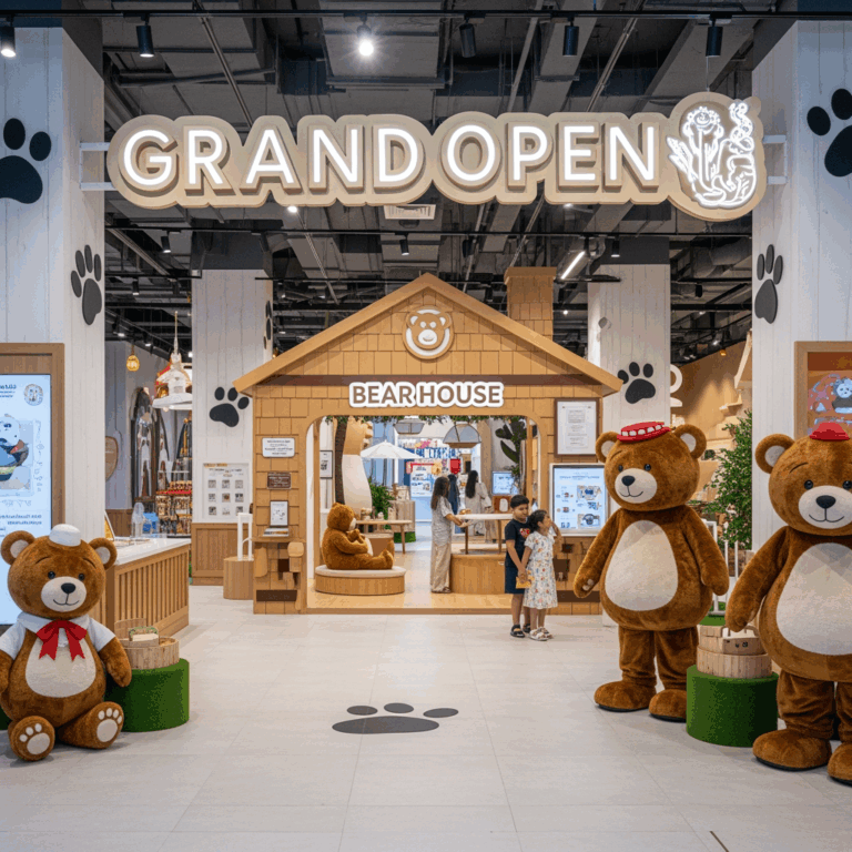 Illustration for: The Bear House Debuts in Dubai at Al Ghurair Centre