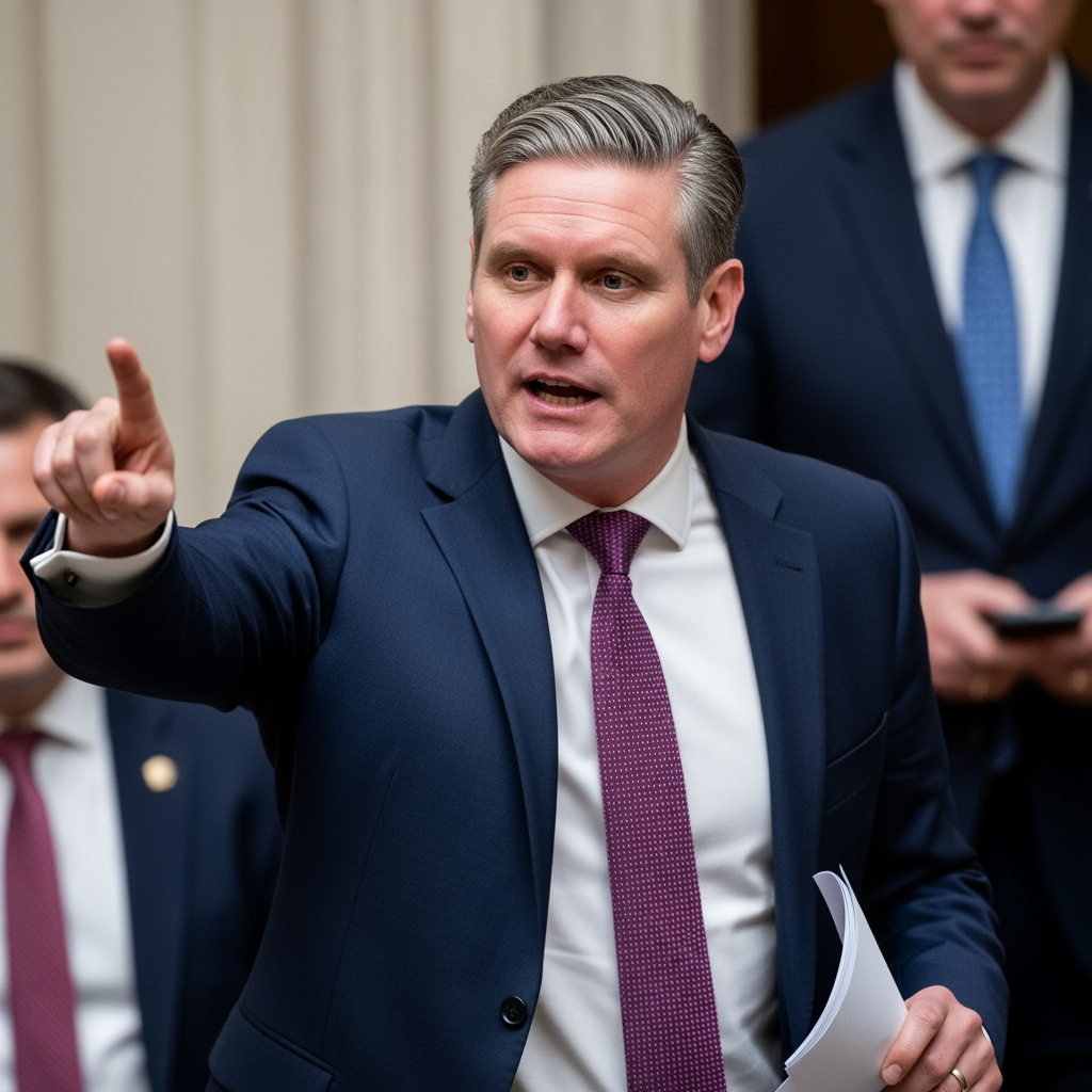 Illustration for: Wes Streeting Denies Plot to Oust Keir Starmer