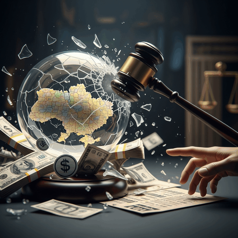 Illustration for: Ukraine's Anti-Corruption Operation and Alleged Sanction Sales