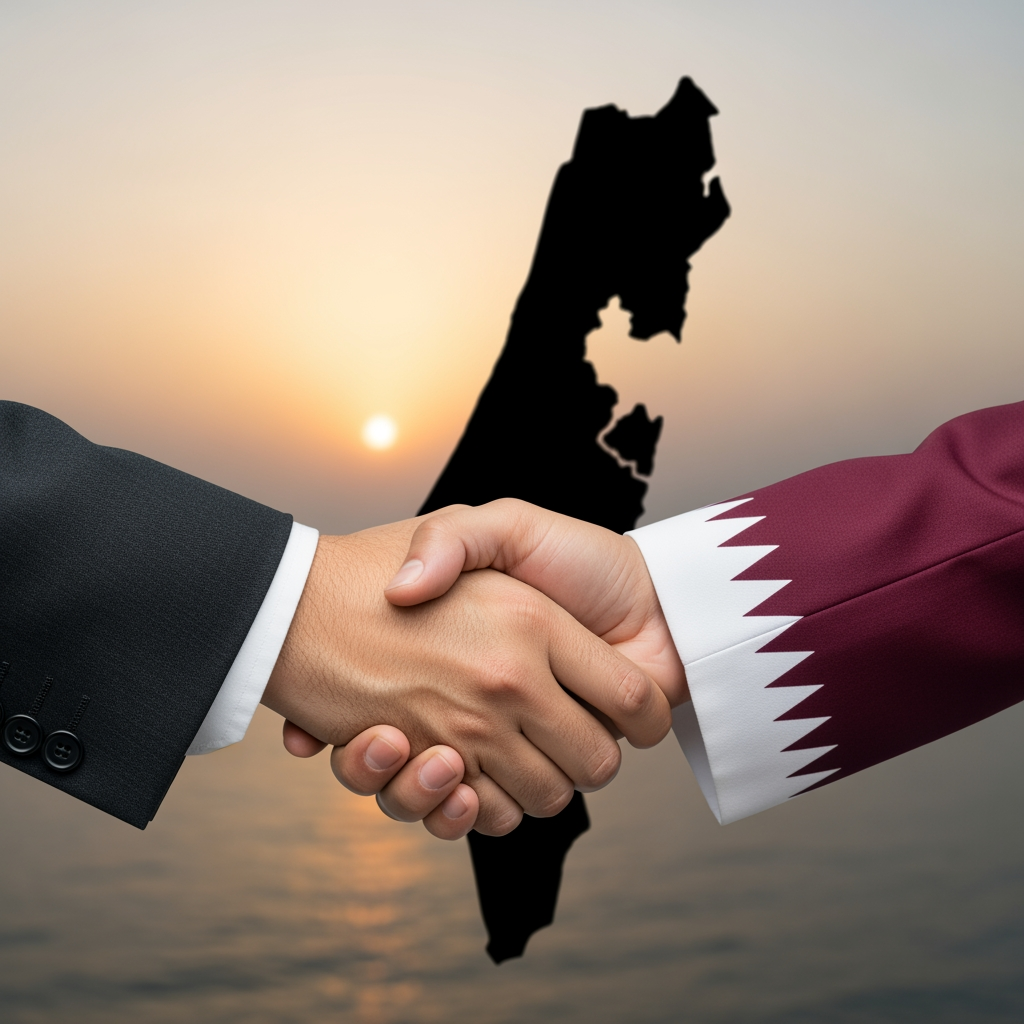 Illustration for: Egypt and Qatar's Role in Advancing Gaza Peace Plan