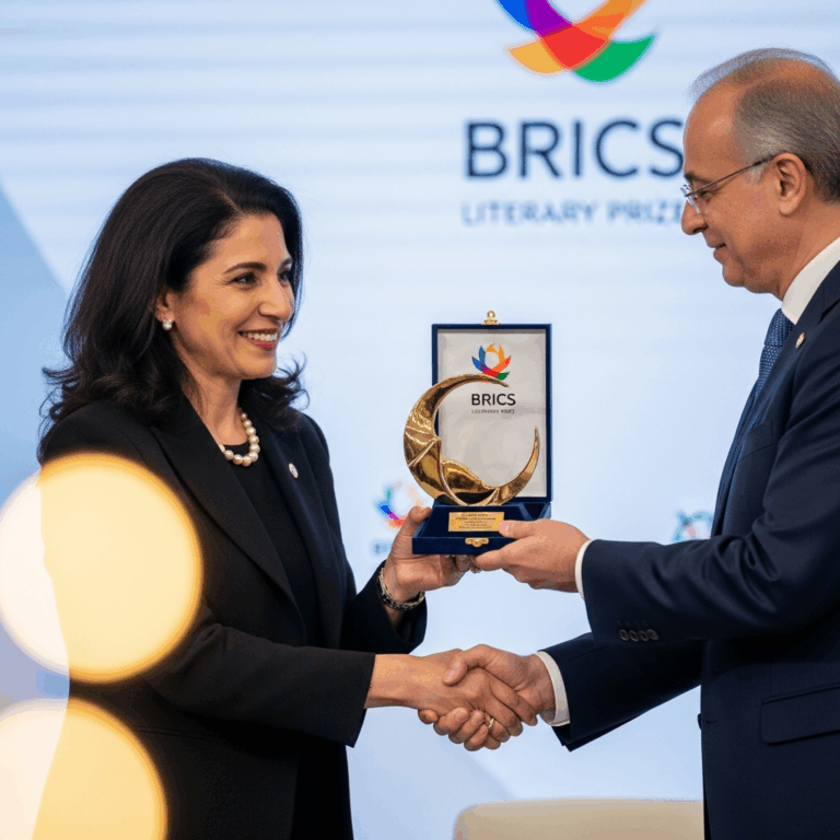 Illustration for: Salwa Bakr Wins Prestigious BRICS Literary Prize
