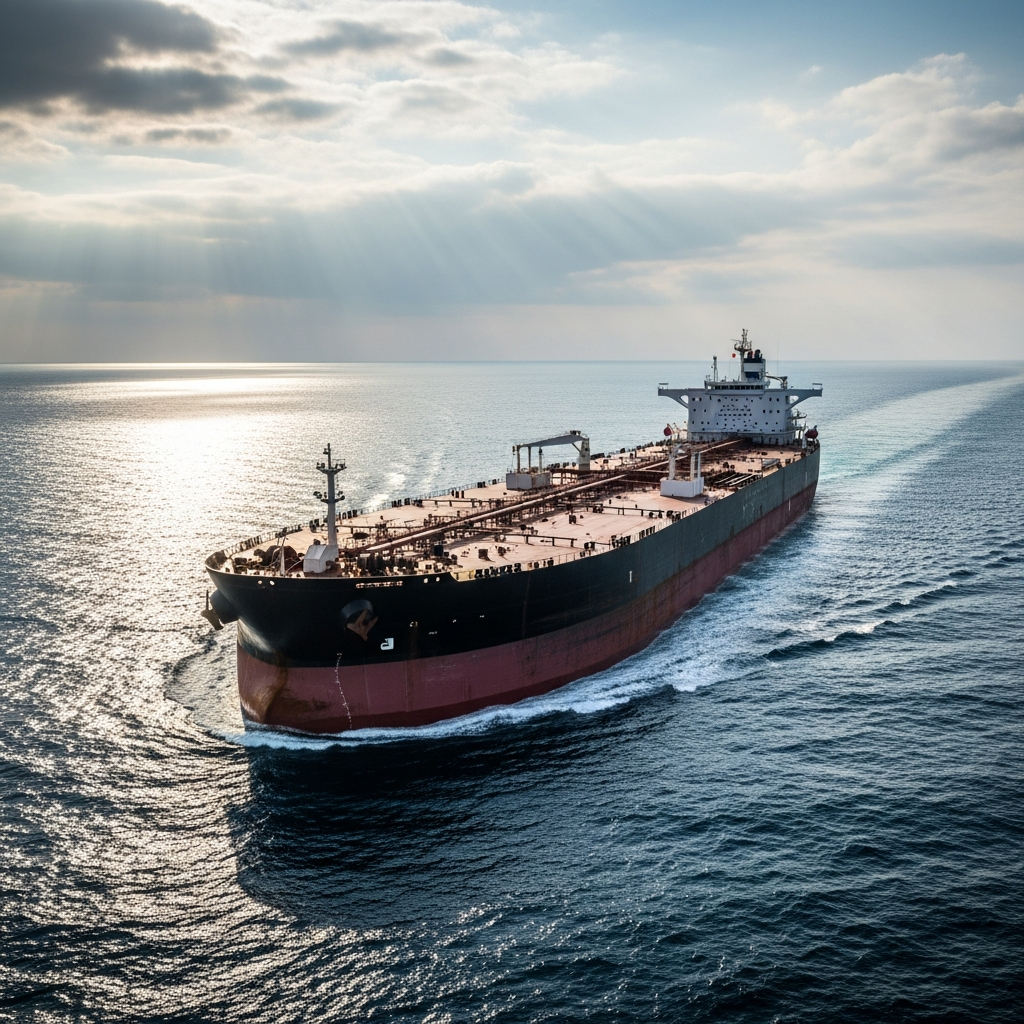 Illustration for: Oil Tanker Fire and Attack in Black Sea
