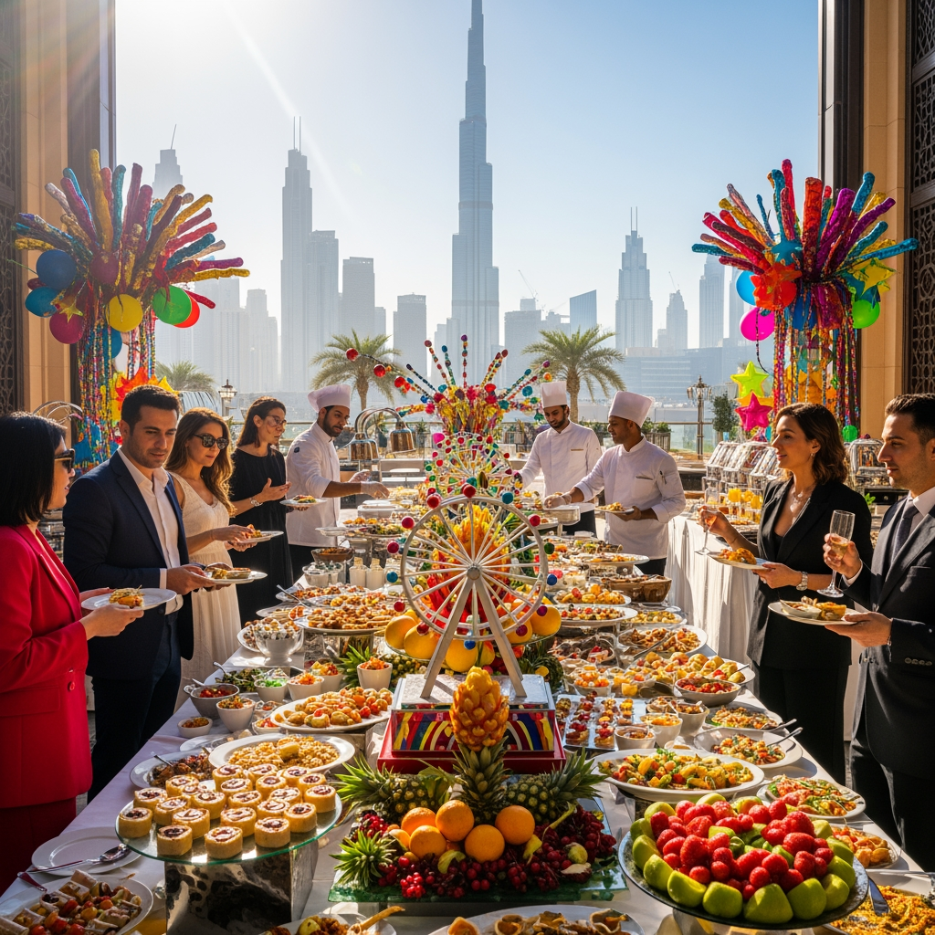 Illustration for: Experience The Grand Carnival Brunch in Dubai