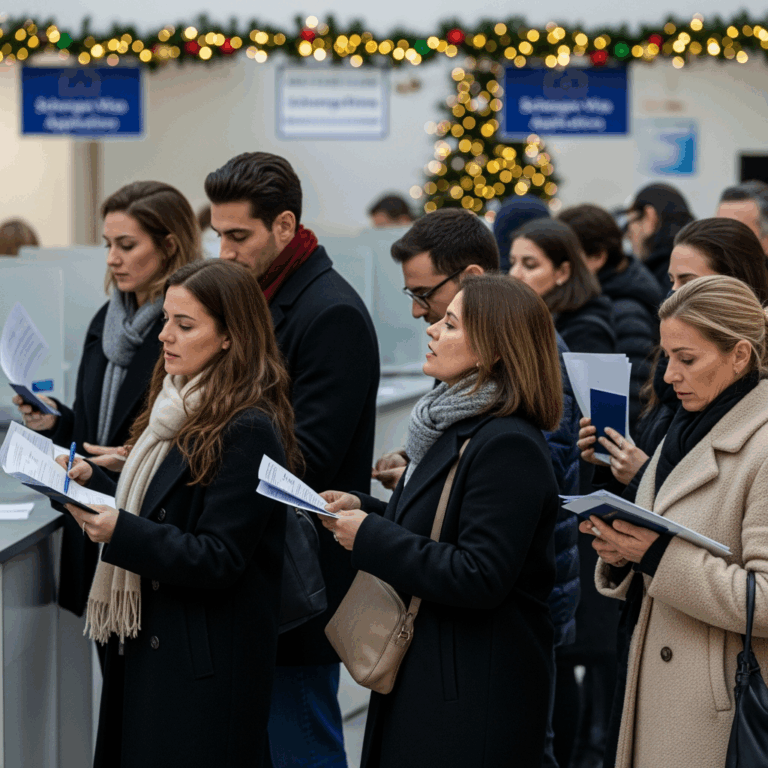 Illustration for: UAE Rush for Schengen Visas to Enjoy European Christmas