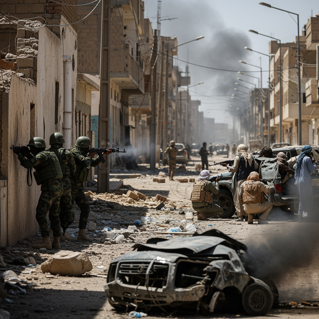 Illustration for: Sudanese Army and RSF Clashes Over Strategic Cities