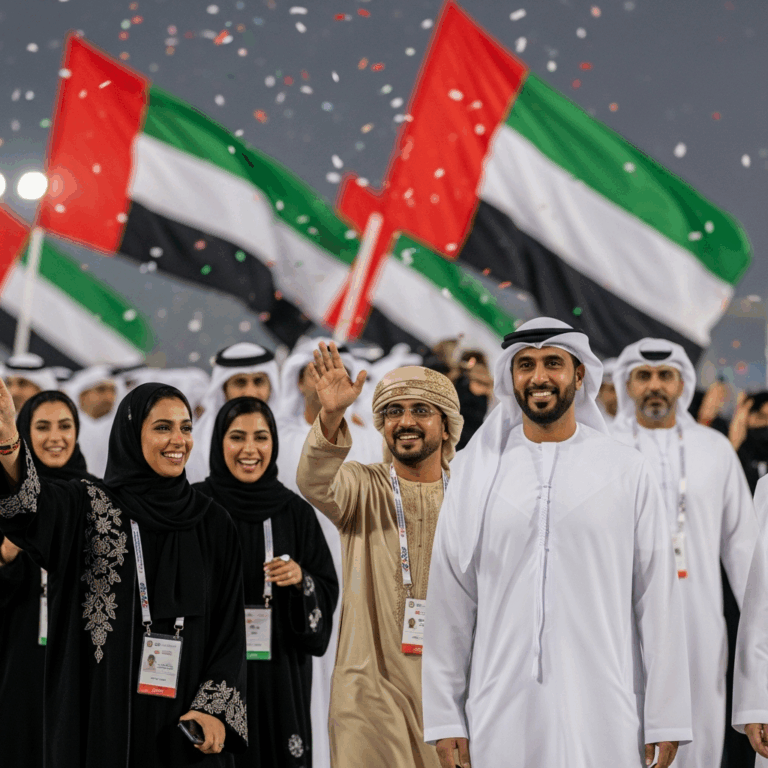 Illustration for: Dubai's Al Etihad Parade: Celebrating Unity Safely