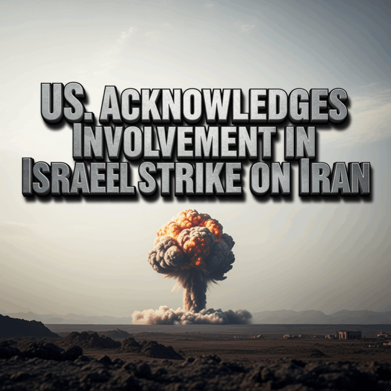 Illustration for: US Acknowledges Involvement in Israeli Strike on Iran
