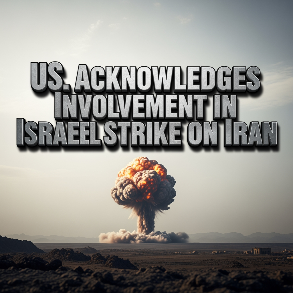 Illustration for: US Acknowledges Involvement in Israeli Strike on Iran