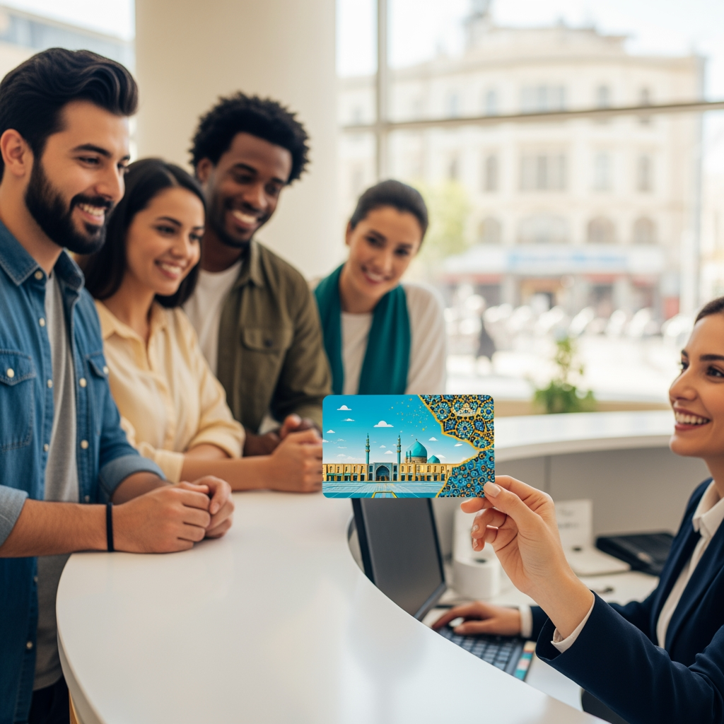Illustration for: Iran Launches Tourist Card for Foreign Visitors