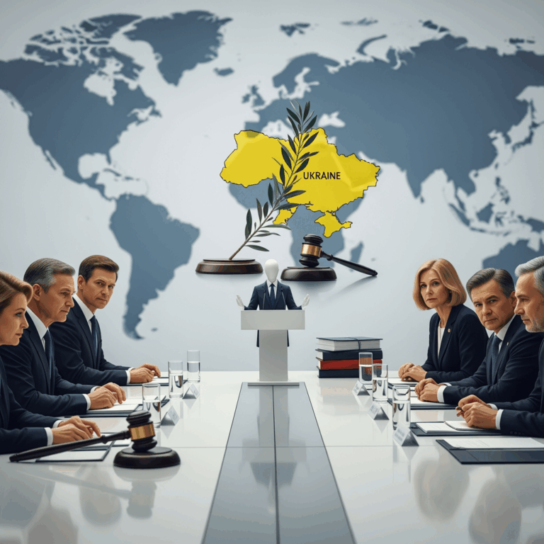 Illustration for: G7 Urges Immediate Ceasefire and Support for Ukraine