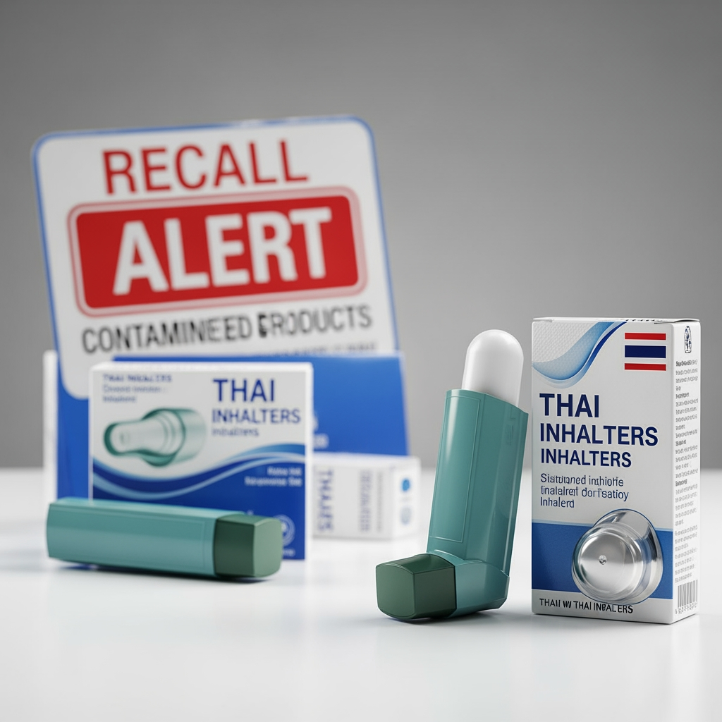 Illustration for: EDE Recalls Contaminated Thai Inhaler from UAE