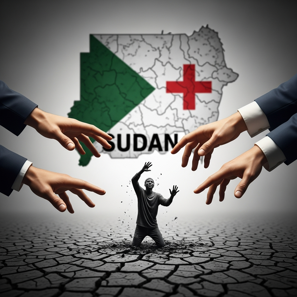 Illustration for: GCC Urges Sudan Conflict Resolution Amid Humanitarian Crisis