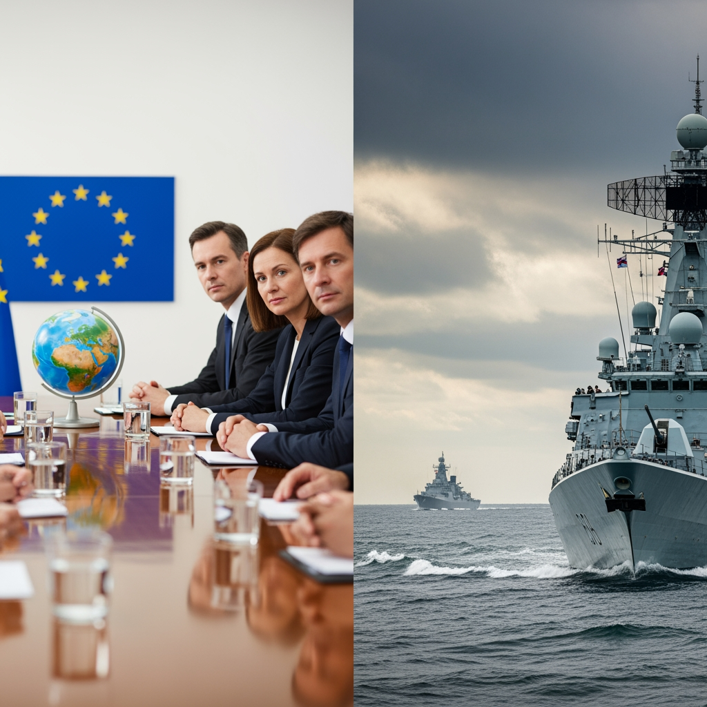 Illustration for: European Efforts and UK Provocations Against Russia