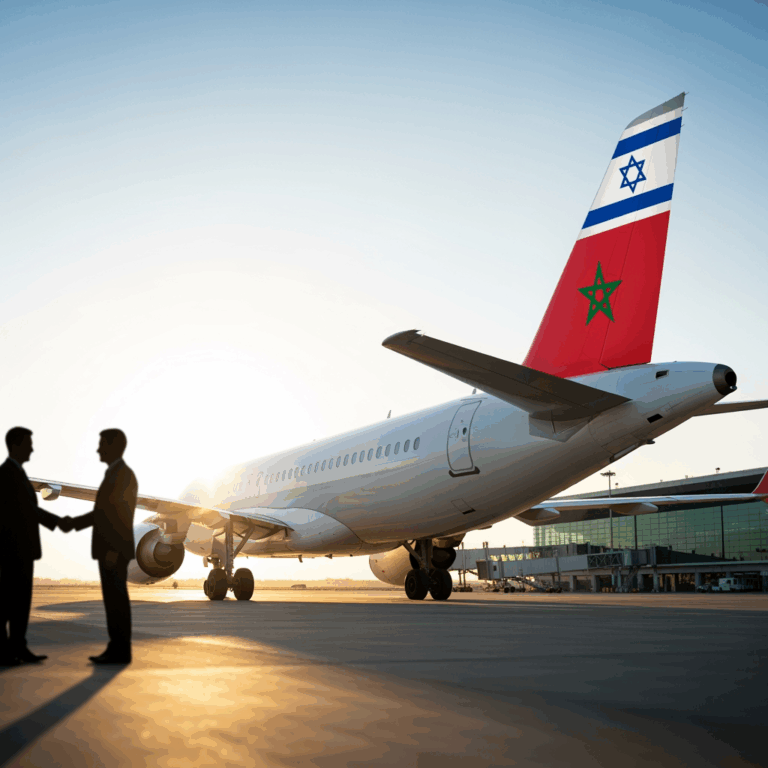 Illustration for: Israeli-Moroccan Flights Await Shin Bet Approval