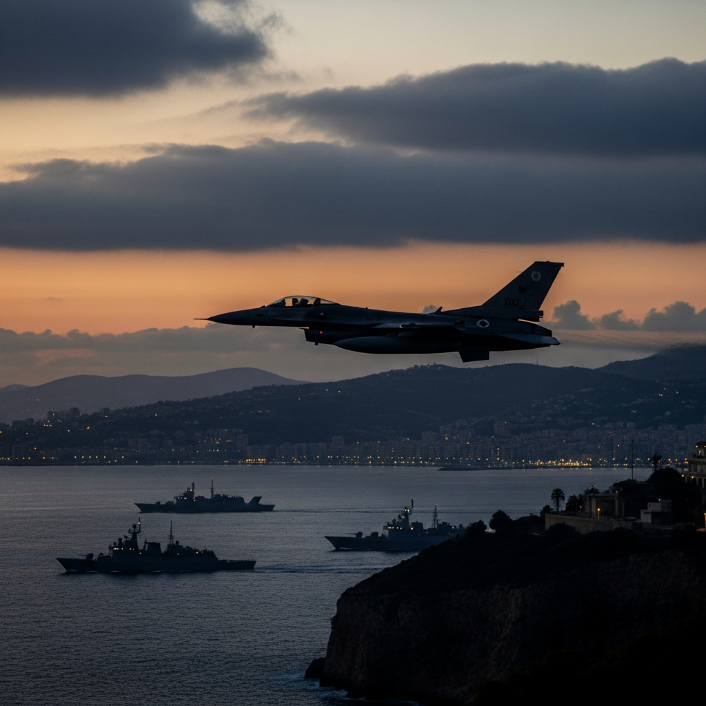 Illustration for: Tensions Rise as Israel Considers Strikes on Lebanon