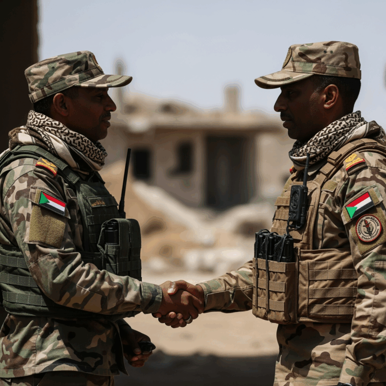 Illustration for: Sudan Conflict: Forces Agree on Humanitarian Truce