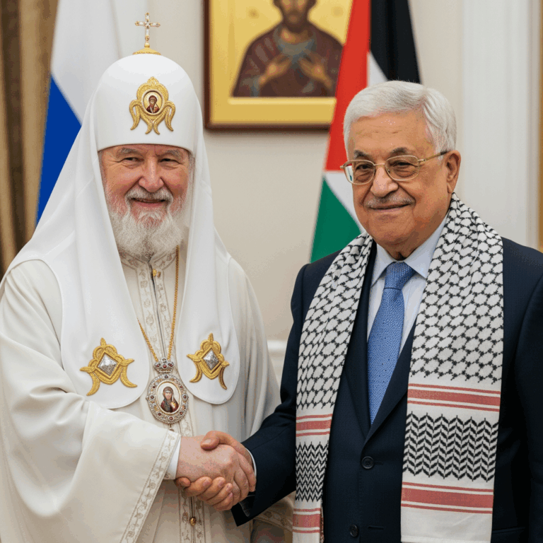Illustration for: Patriarch Kirill Congratulates Abbas on 90th Birthday