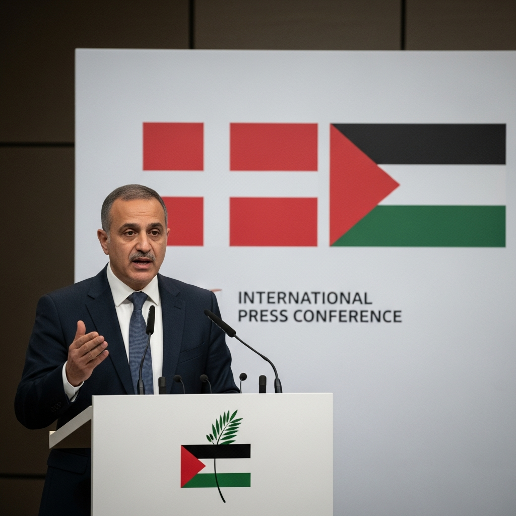 Illustration for: Palestinian Call for Denmark's Recognition