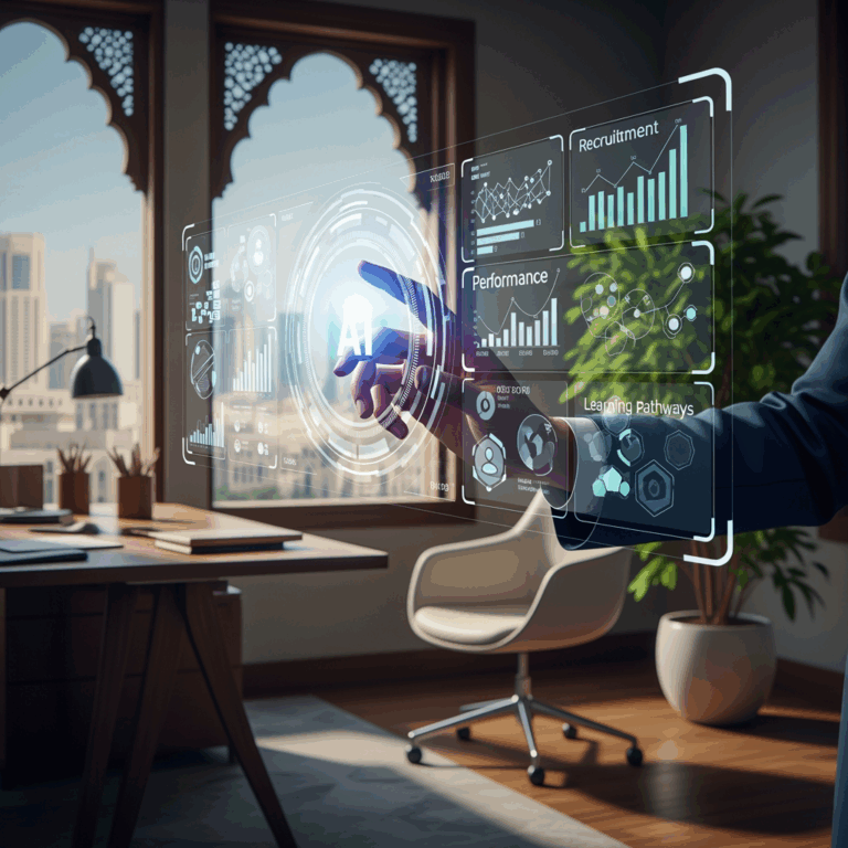 Illustration for: Revolutionizing HR Management in the GCC with AI