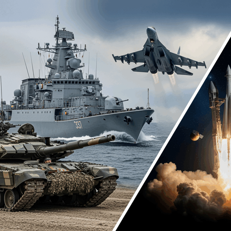Illustration for: Russia's Allies: Army and Navy, Plus Air and Space