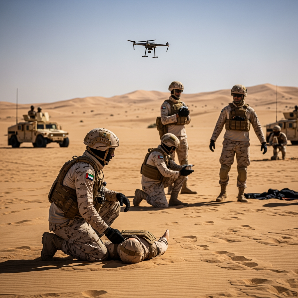 Illustration for: UAE Announces Nationwide Field Exercise