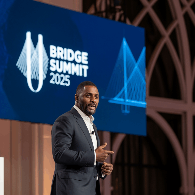 Illustration for: Idris Elba Joins BRIDGE Summit 2025 in Abu Dhabi