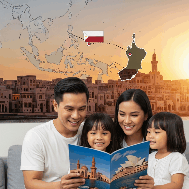 Illustration for: Oman Offers Visa-Free Travel for Filipinos in 2026
