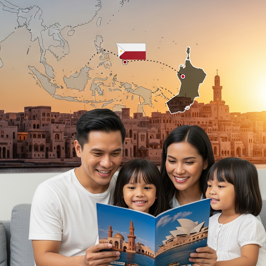 Illustration for: Oman Offers Visa-Free Travel for Filipinos in 2026
