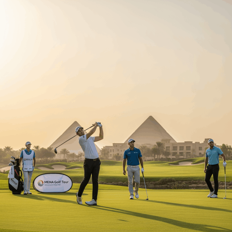 Illustration for: MENA Golf Tour Teams Up with Egypt for 2026 Series