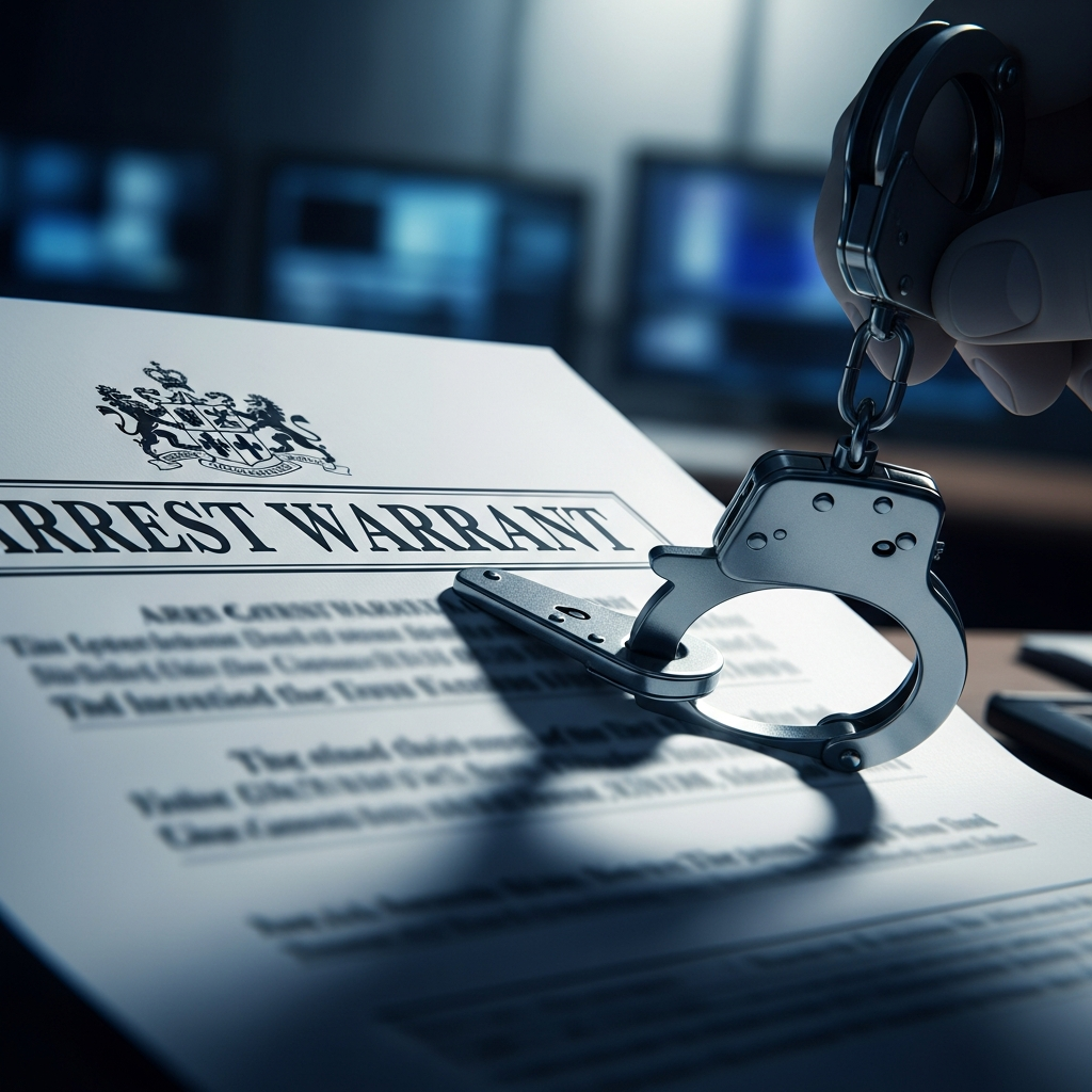 Illustration for: Arrest Warrant Issued for Ukrainian Citizen
