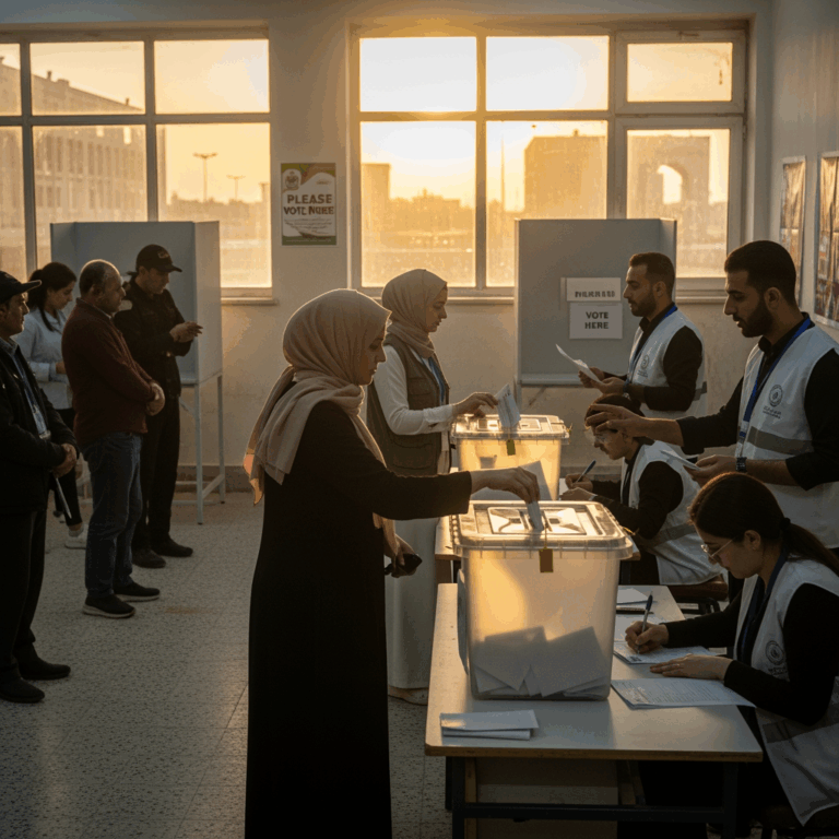 Illustration for: Iraqi Elections 2025: Smooth Voting Process