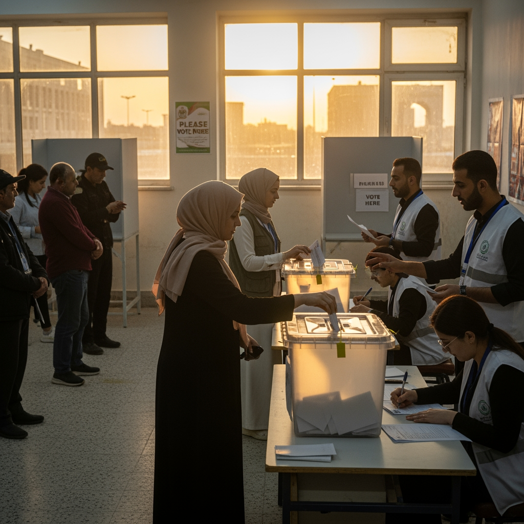 Illustration for: Iraqi Elections 2025: Smooth Voting Process