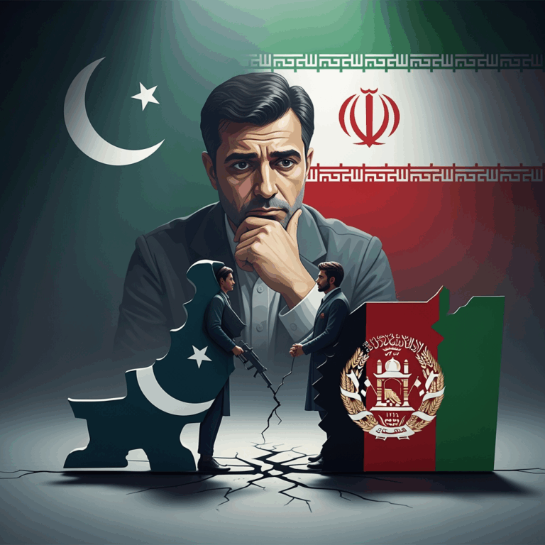 Illustration for: Iran Expresses Concern Over Pakistan-Afghanistan Tensions
