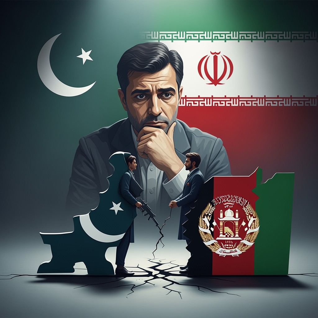 Illustration for: Iran Expresses Concern Over Pakistan-Afghanistan Tensions