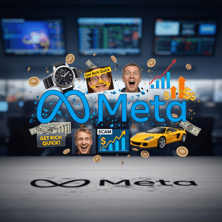Illustration for: Meta's Struggle with Scam Ads Revealed