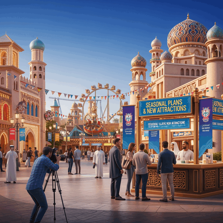 Illustration for: Global Village: Seasonal Plans and New Attractions