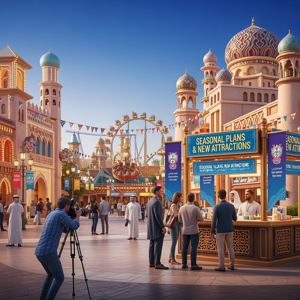 Illustration for: Global Village: Seasonal Plans and New Attractions