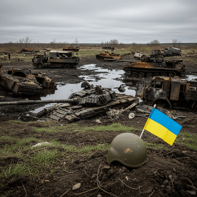 Illustration for: Failed Counterattacks and Losses in Ukraine Conflict