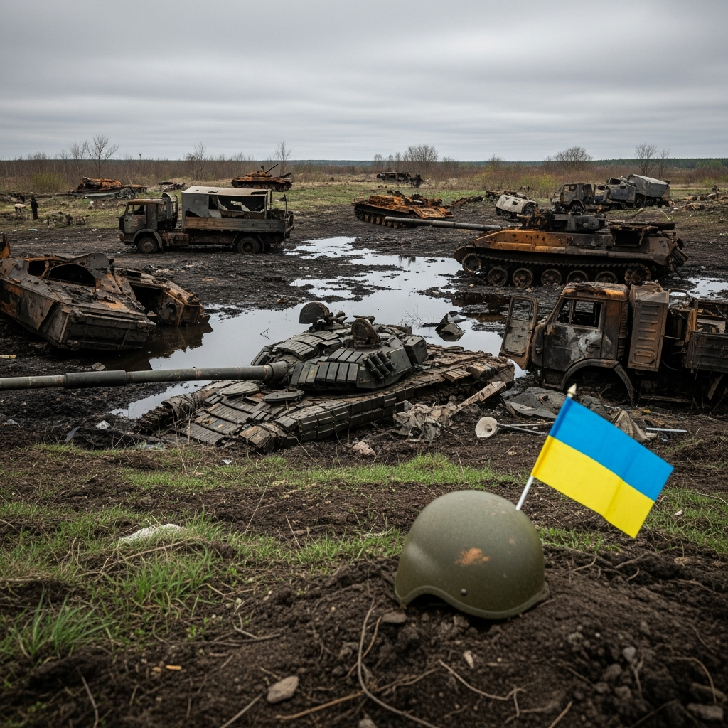 Illustration for: Failed Counterattacks and Losses in Ukraine Conflict