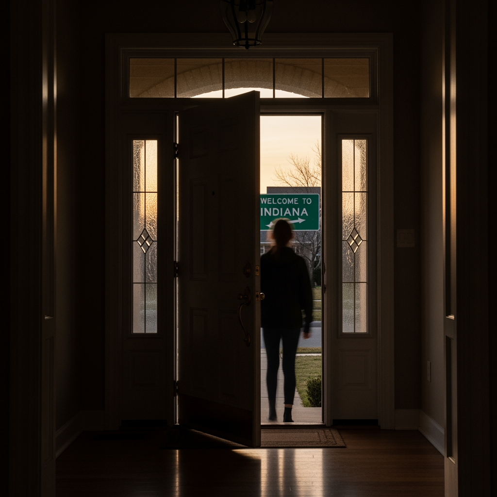 Illustration for: Indiana Woman Shot: Mistaken Address Tragedy