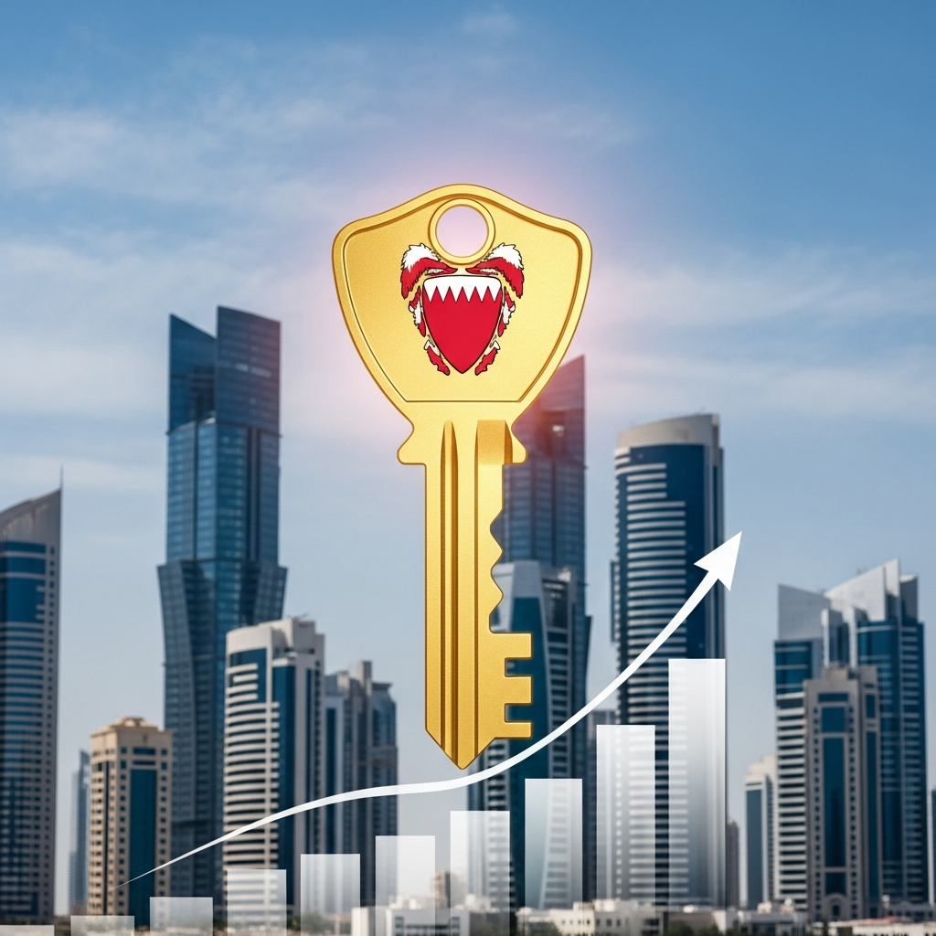 Illustration for: Bahrain Boosts Real Estate with Golden Residency