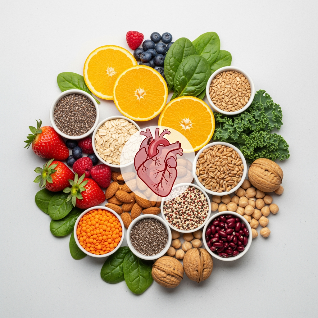 Illustration for: Discover the Portfolio Diet: A Heart-Healthy Eating Plan