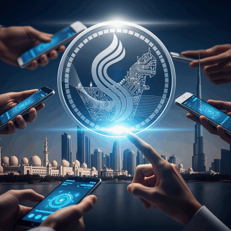 Illustration for: UAE Launches Digital Dirham for Govt Transactions
